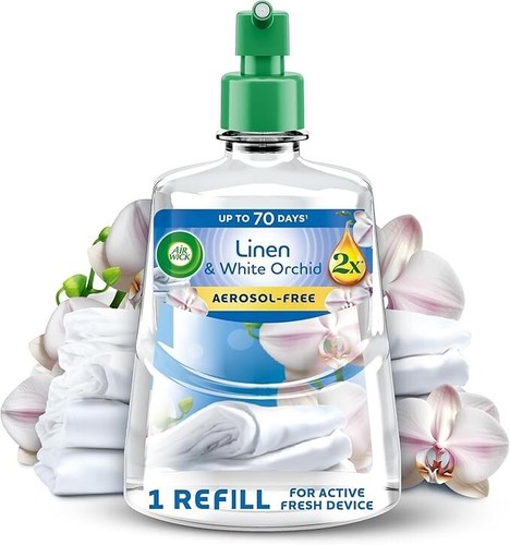 Air wick linen white orchid - linen, &
